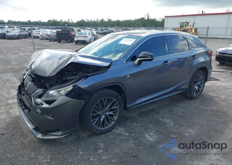 2018 Lexus Rx 450H F Sport из США, поврежденный, VIN 2T2BGMCA8JC029698